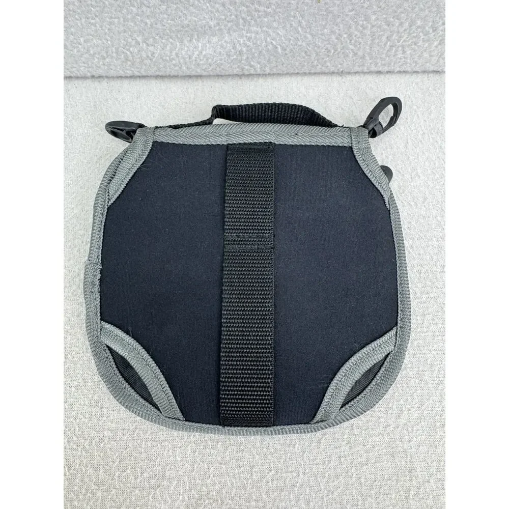 Vintage Case Logic Portable CD Player Carry Case Travel Bag Black Gray Zip Pouch